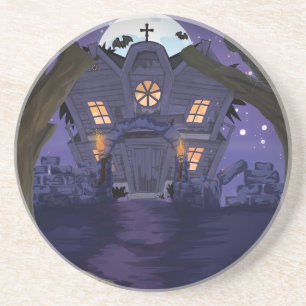 haunted house coaster