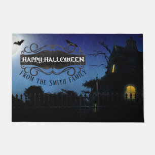 Haunted House Door Mat