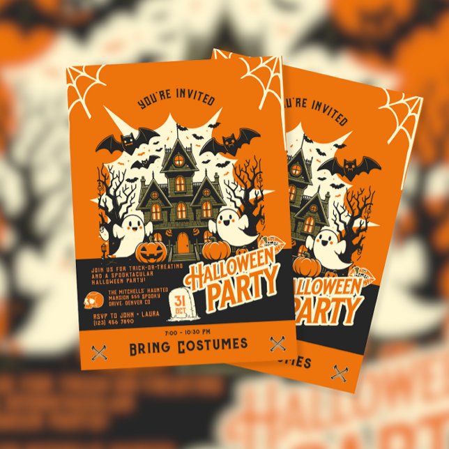 Haunted House Halloween Party  Invitation (Creator Uploaded)