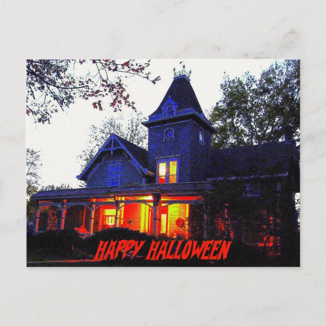 Haunted House Halloween Party Invitation (Front)