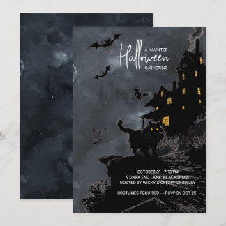 Haunted House Halloween Party Invitation. Invitation