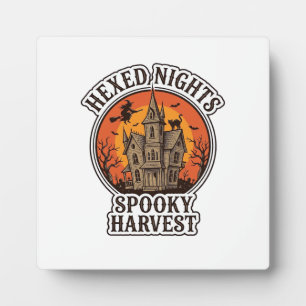 Haunted House Halloween Shirt Vintage Engraving De Plaque