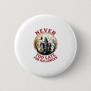 Haunted House Halloween Vintage Engraving Shirt_1 6 Cm Round Badge