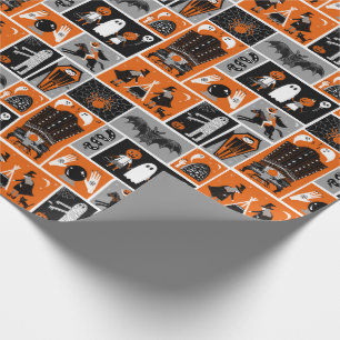 Haunted House Halloween Wrapping Paper