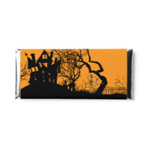 HAUNTED HOUSE HERSHEY BAR WITH CUSTOM TEXT