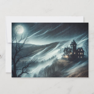 Haunted House Holiday Card