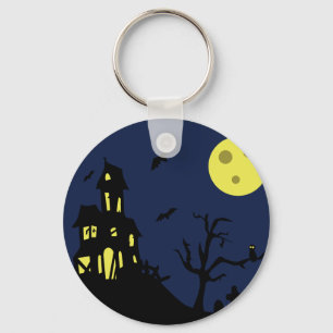 Haunted House Key Ring