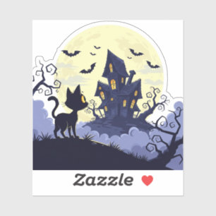 Haunted House Kitty – Spooky Halloween