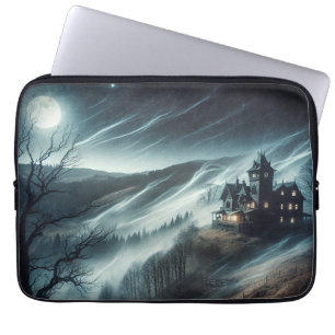 Haunted House Laptop Sleeve