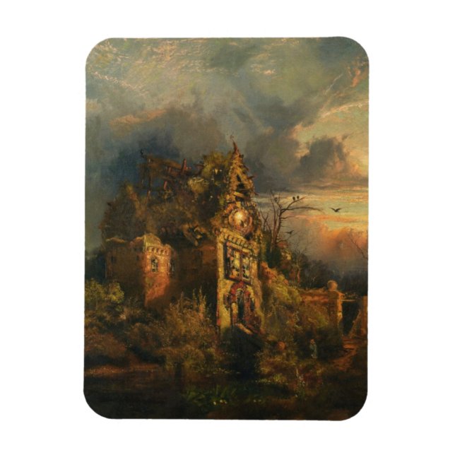 Haunted House Magnet (Vertical)