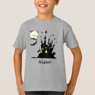 Haunted House Monogrammed T-Shirt