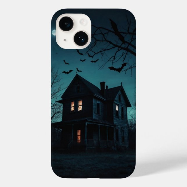 Haunted House Moon Tee Case-Mate iPhone Case (Back)
