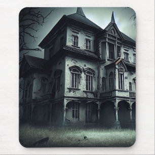 Haunted House Mouse Pad