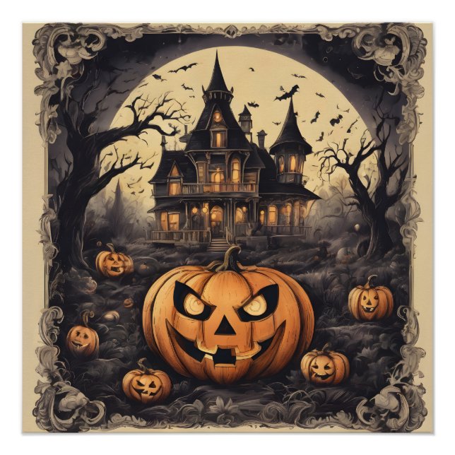 Haunted House no 1  Glossy Poster (Front)