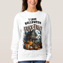 Haunted house on a spooky Halloween night