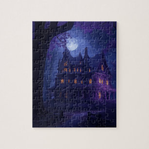 Haunted House on the Hill Jigsaw Puzzle