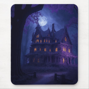 Haunted House on the Hill Mouse Pad