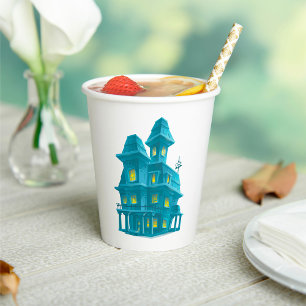 Haunted House Paper Cups