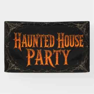Haunted House Party Banner