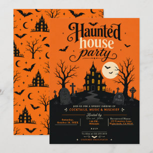 Haunted House Party Invitation