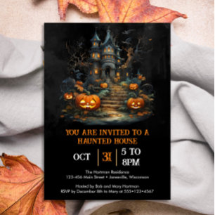 Haunted House Party Invitation