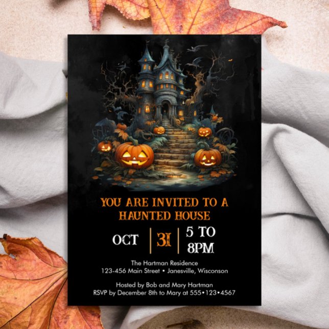 Haunted House Party Invitation (Creator Uploaded)