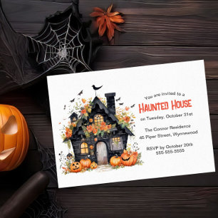 Haunted House Party Invitation