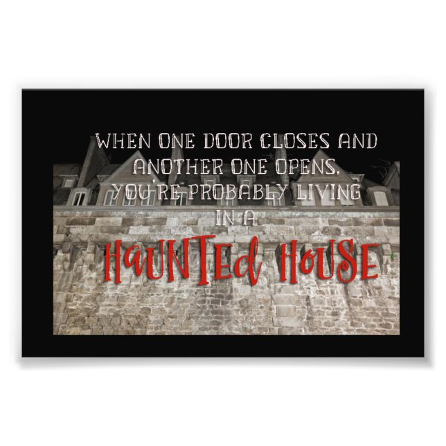 Haunted House Photo Print (Front)