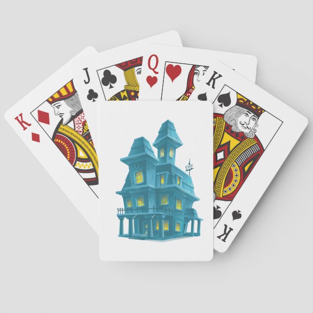 Haunted House Playing Cards (Back)