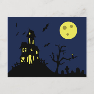 Haunted House Postcard