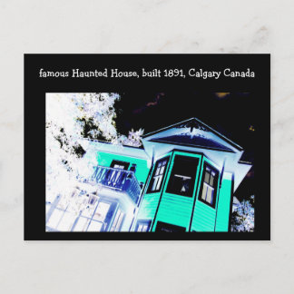 Haunted House Postcard (Calgary, Canada)