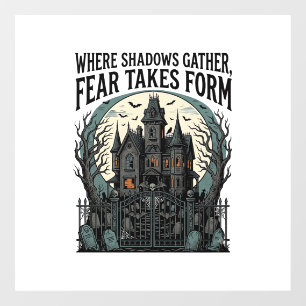 Haunted House Quote Shirt Vintage Gothic Cemetery