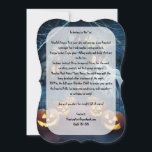 Haunted House - Scary Halloween Invitation<br><div class="desc">Dive into the eerie excitement of Halloween with our Haunted Halloween Bash invitation! Perfect for setting the scene, this invitation features a spooky mansion, glowing jack-o'-lanterns, and a friendly ghost. Ideal for any Halloween party, it promises a night of thrills and chills. Personalise the details to make your event unforgettable!...</div>