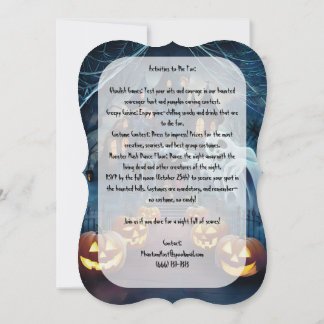 Haunted House - Scary Halloween Invitation