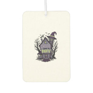Haunted House Shirt Cute Spooky Party Halloween De Car Air Freshener
