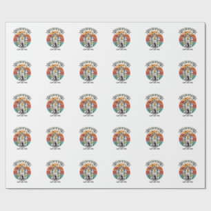 Haunted House Shirt Funny Vintage Halloween Scare Wrapping Paper