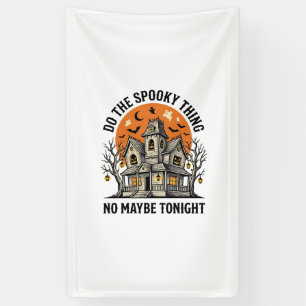 Haunted House Shirt Spooky Vintage Halloween Desig Banner
