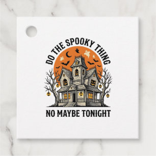 Haunted House Shirt Spooky Vintage Halloween Desig Favour Tags