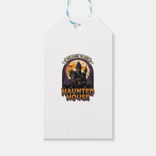 Haunted House Shirt Vintage Halloween Welcome Desi Gift Tags