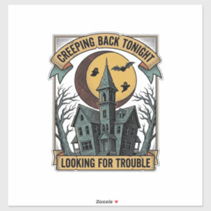 Haunted House Shirt with Engraved Spooky Manor Moo