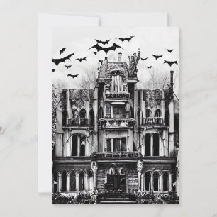 Haunted House Thank You Card