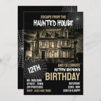 Haunted House Theme, Escape Room, Birthday Party
