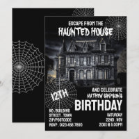 Haunted House Theme, Escape Room, Birthday Party