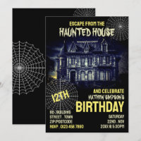 Haunted House Theme, Escape Room, Birthday Party