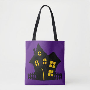Haunted House Tote Bag