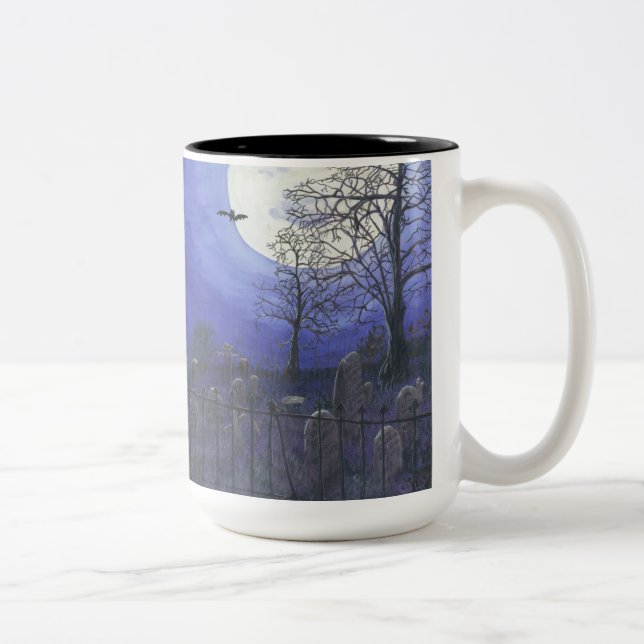 Haunted House Two Tone Mug (Right)