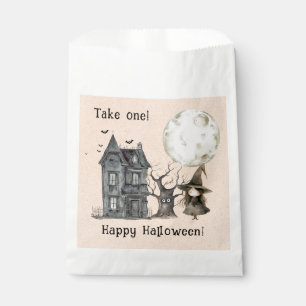 Haunted House Witch Spooky Halloween Party Favour Bag