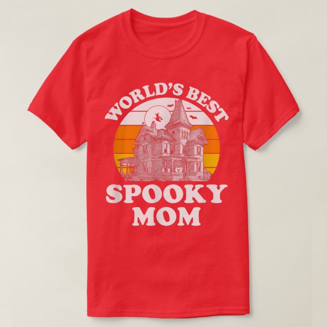 Haunted House Women Goth Graphic World's Best Spoo T-Shirt (Design Front)