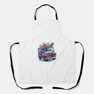  Haunted Ice Cream Truck Apron