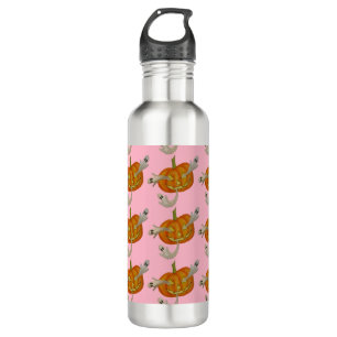 haunted jack o lantern 710 ml water bottle